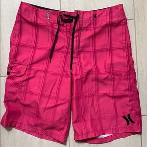 hurley • men’s swim trunks pink medium